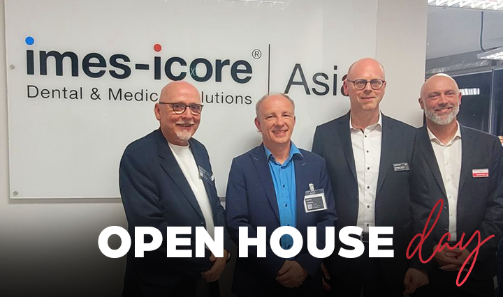 imes-icore Competence & Service Center Asia opening with board team