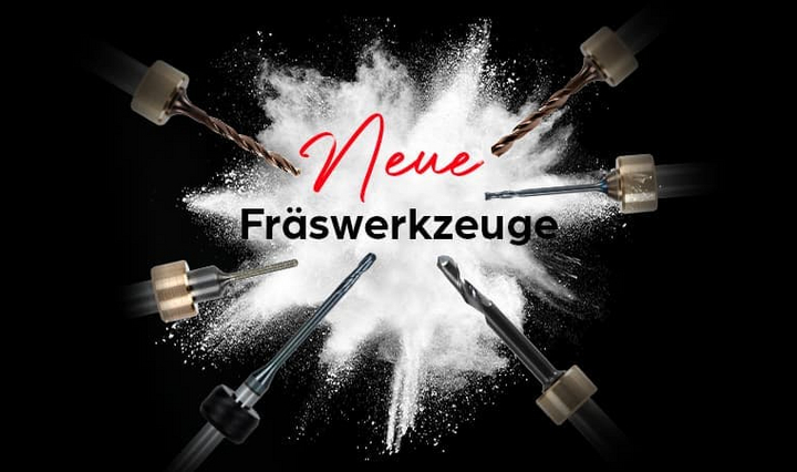 Collage neuer Fräswerkzeuge